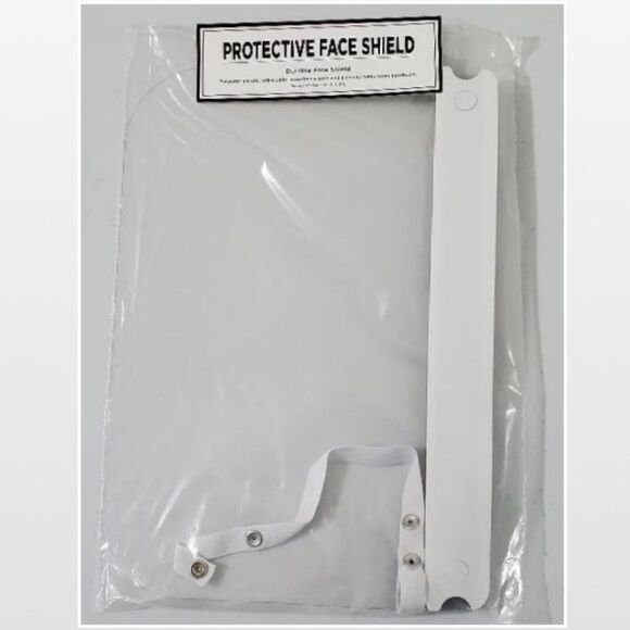 3 New Face Shields Clear Plastic PPE - Picture 2 of 13